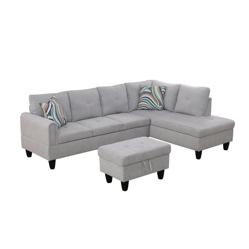 Aainehome L-shape Sofa Set