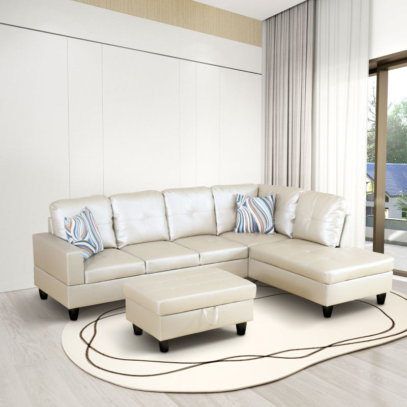 Aainehome L-shape Sofa Set