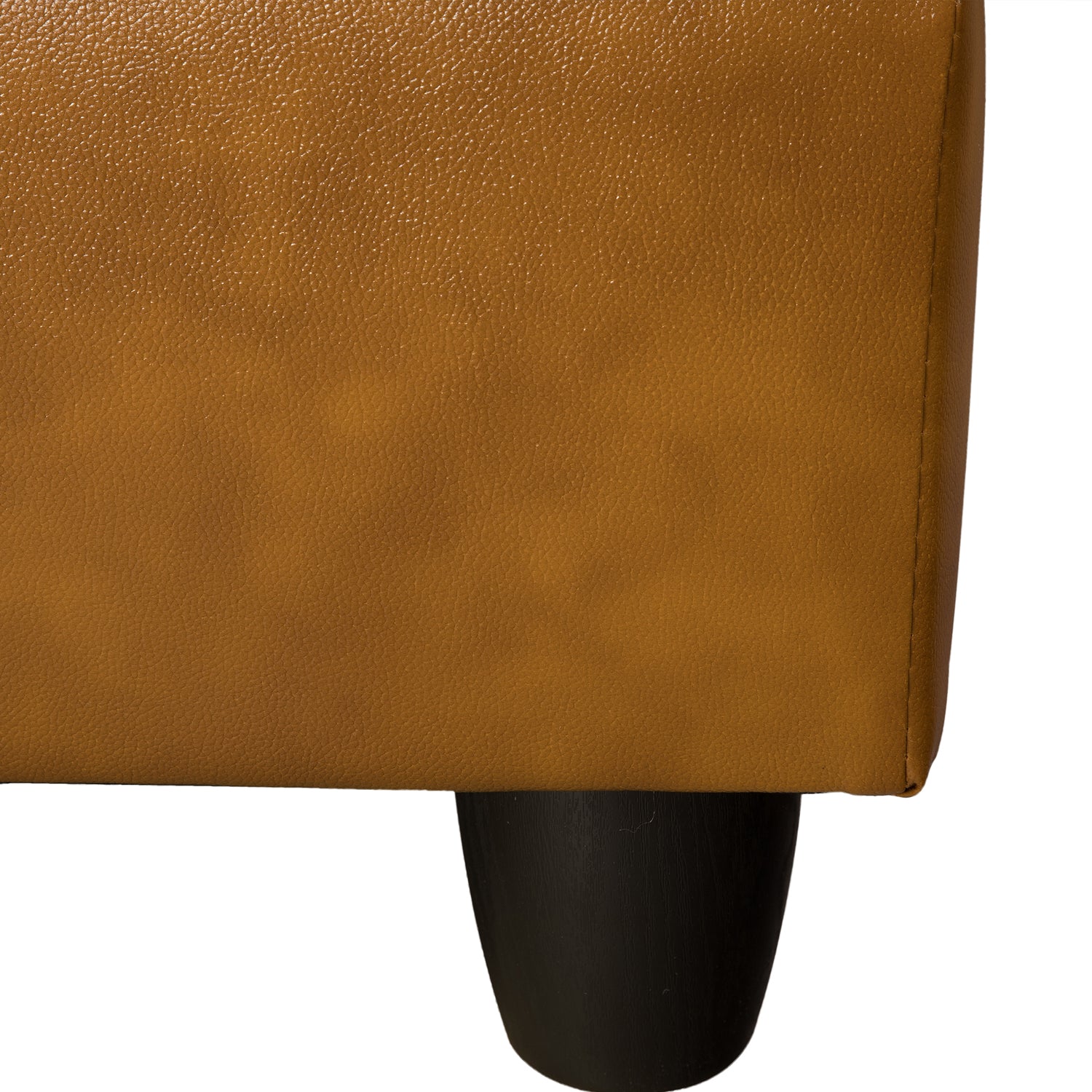 Ainehome Ginger L-Shaped Leather Sofa Set