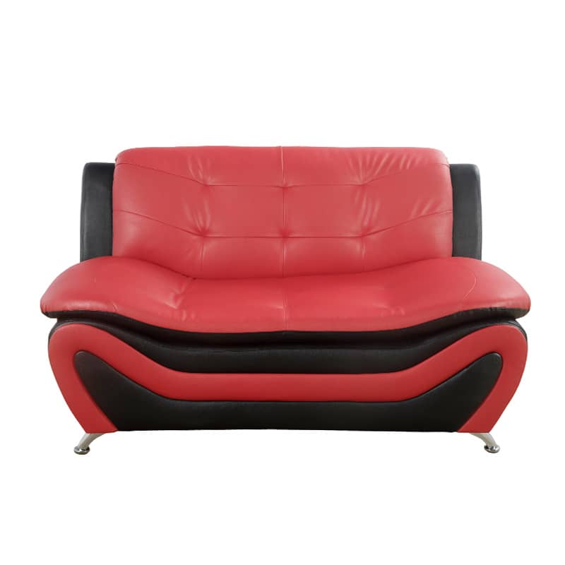 Aainehome  Faux leather 3-Piece Couch Living Room Sofa SetFolLiving Room, Tufted Sectional Couch UpholsteredSofa,Loveseat And Chair, Furniture Sets For LivingRoom,Apartment,Office