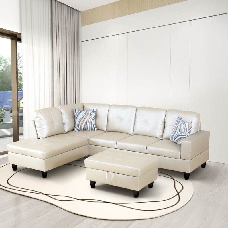 Aainehome L-shape Sofa Set