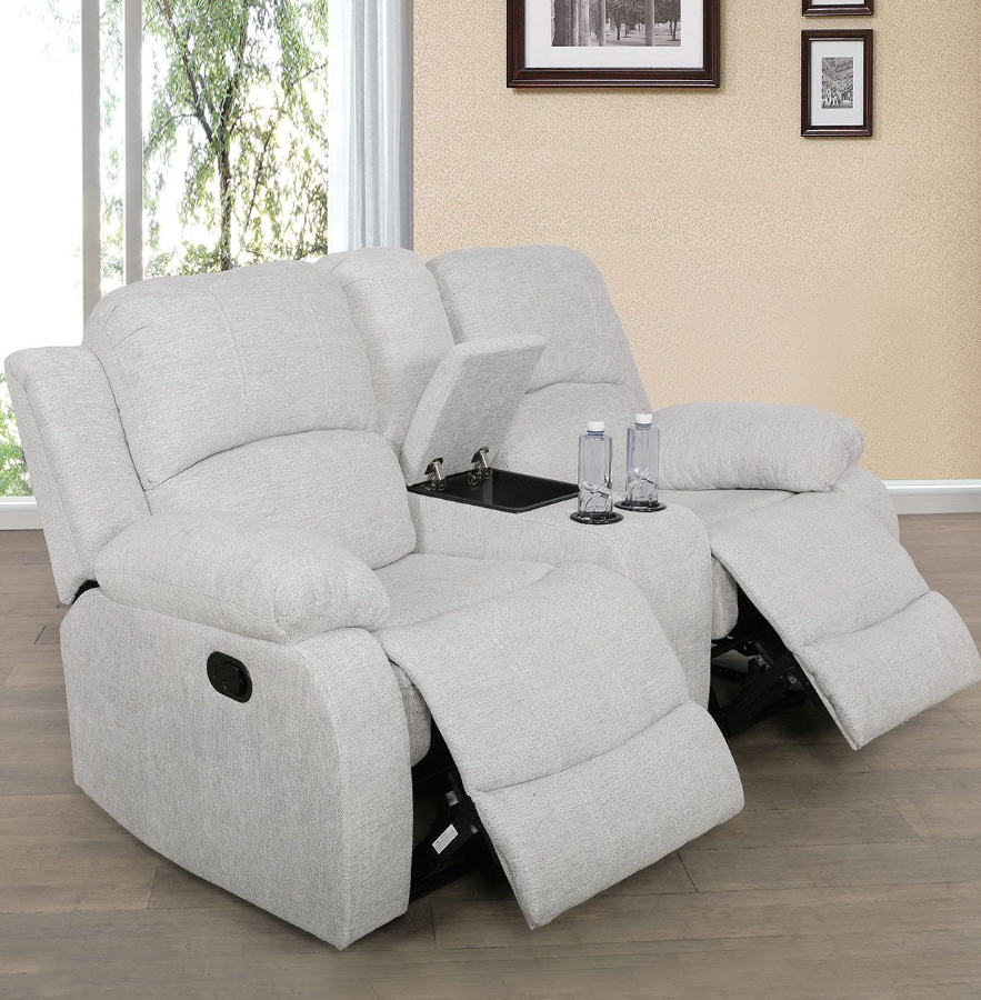 Grey White Linen 3-Piece Couch Living Room Sofa Set(pick up)