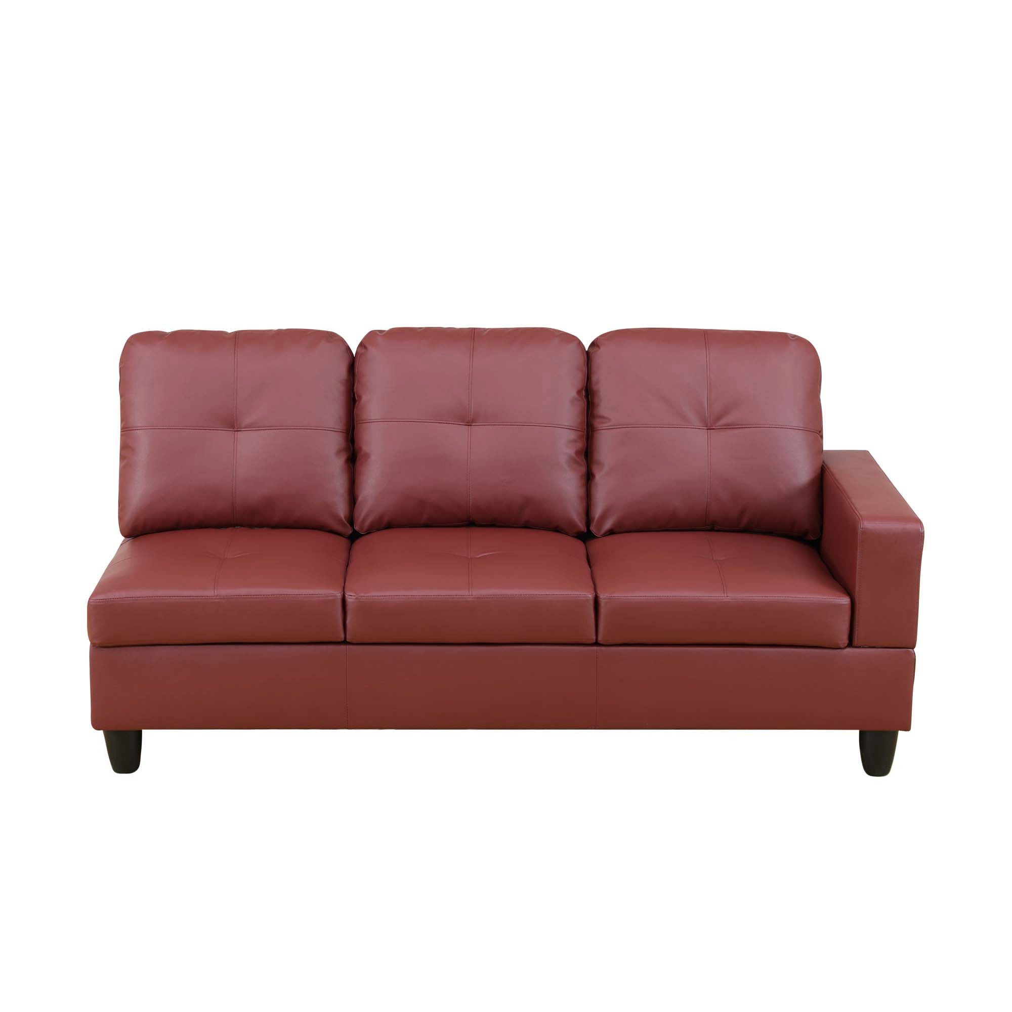 Ainehome Faux Leather L-Shaped 2/3-Piece two seats three seats Sofa Living Room Sofa Set