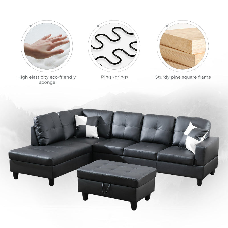 Aainehome L-Shaped Sofa