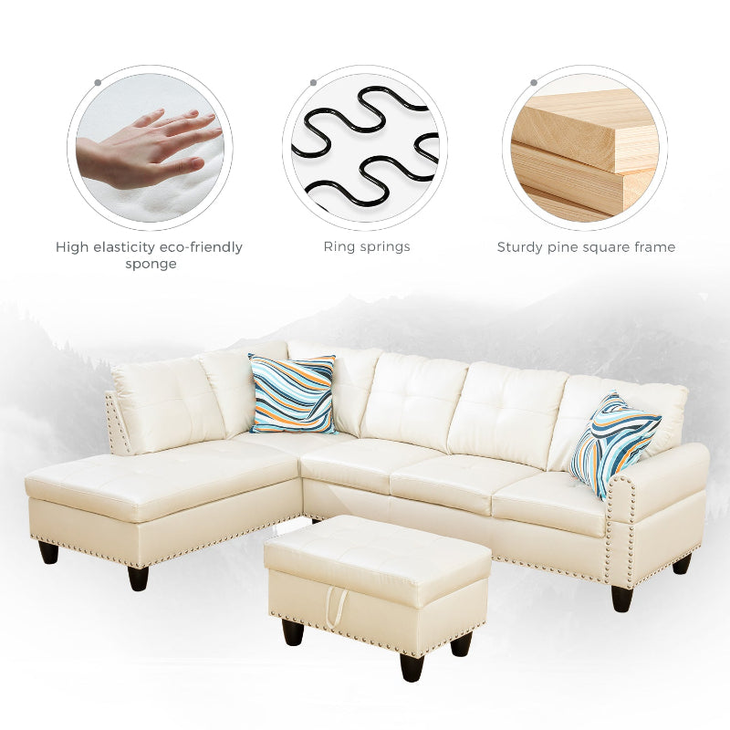 Aainehome L-Shaped Sofa