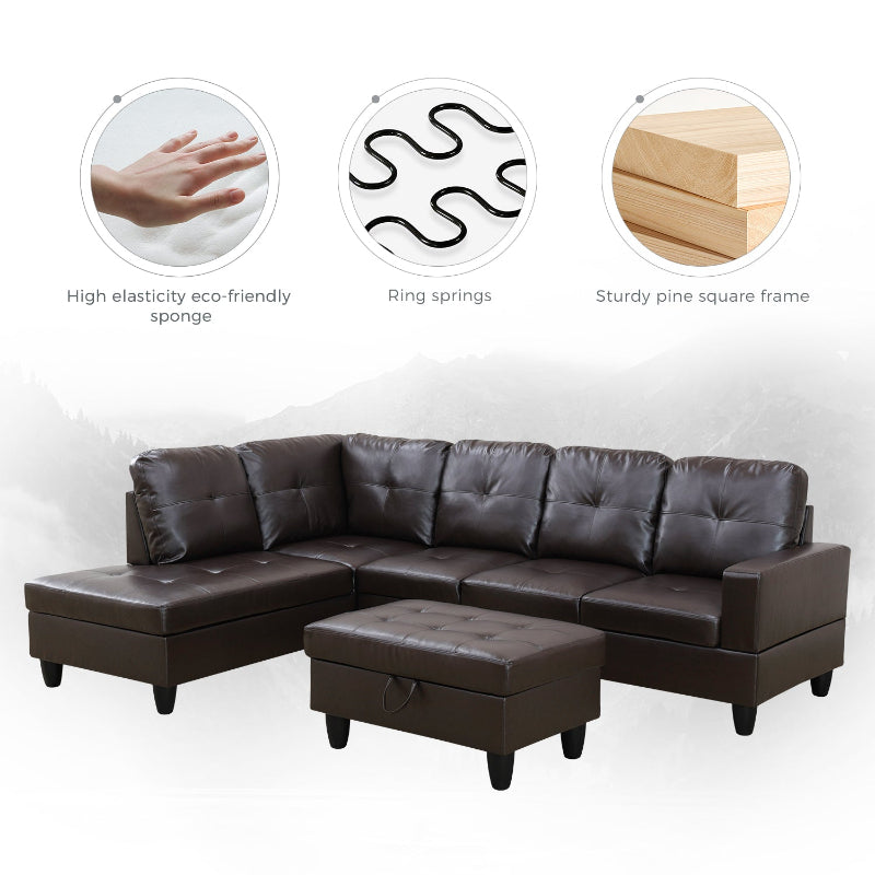 Aainehome L-Shaped Sofa
