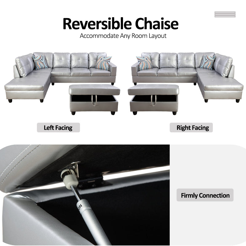 Aainehome L-Shaped Sofa