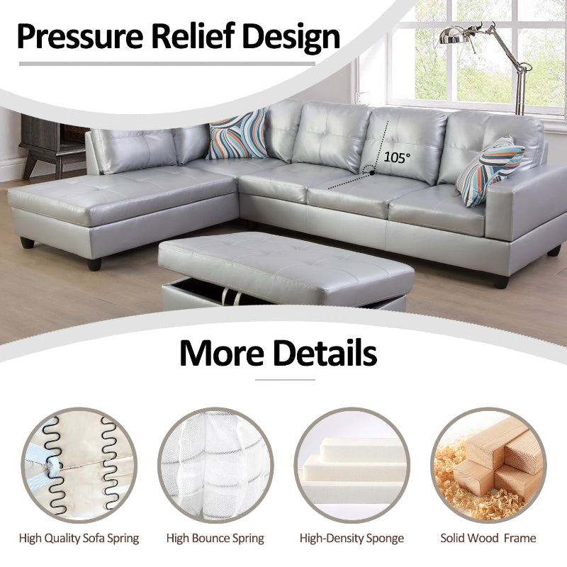 Aainehome L-Shaped Sofa