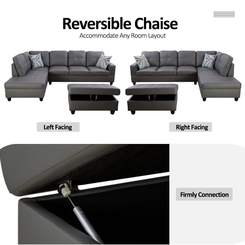 Aainehome L-Shaped Sofa