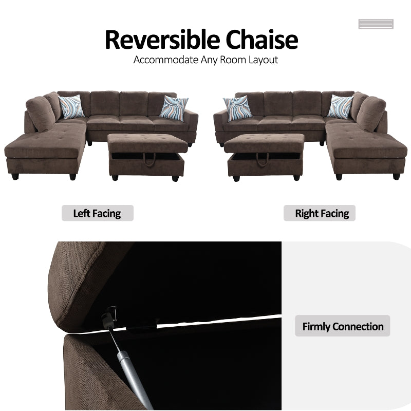 Aainehome L-Shaped Sofa