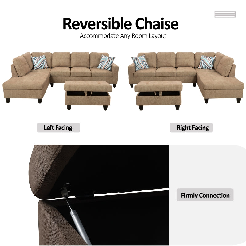 Aainehome L-Shaped Sofa