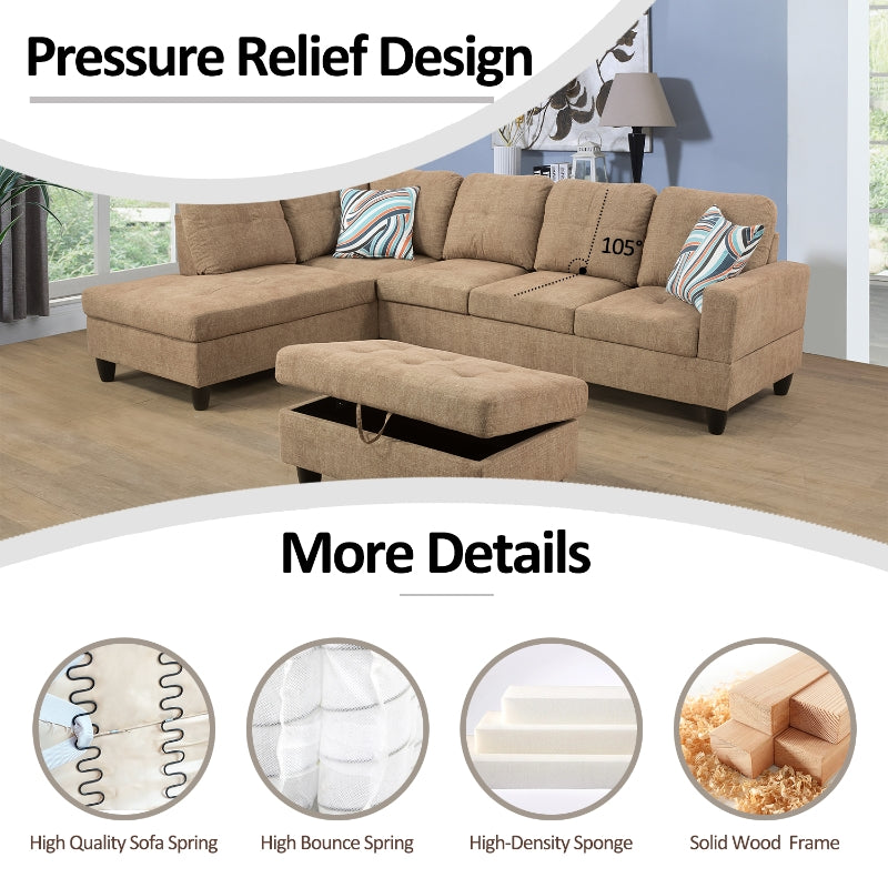 Aainehome L-Shaped Sofa