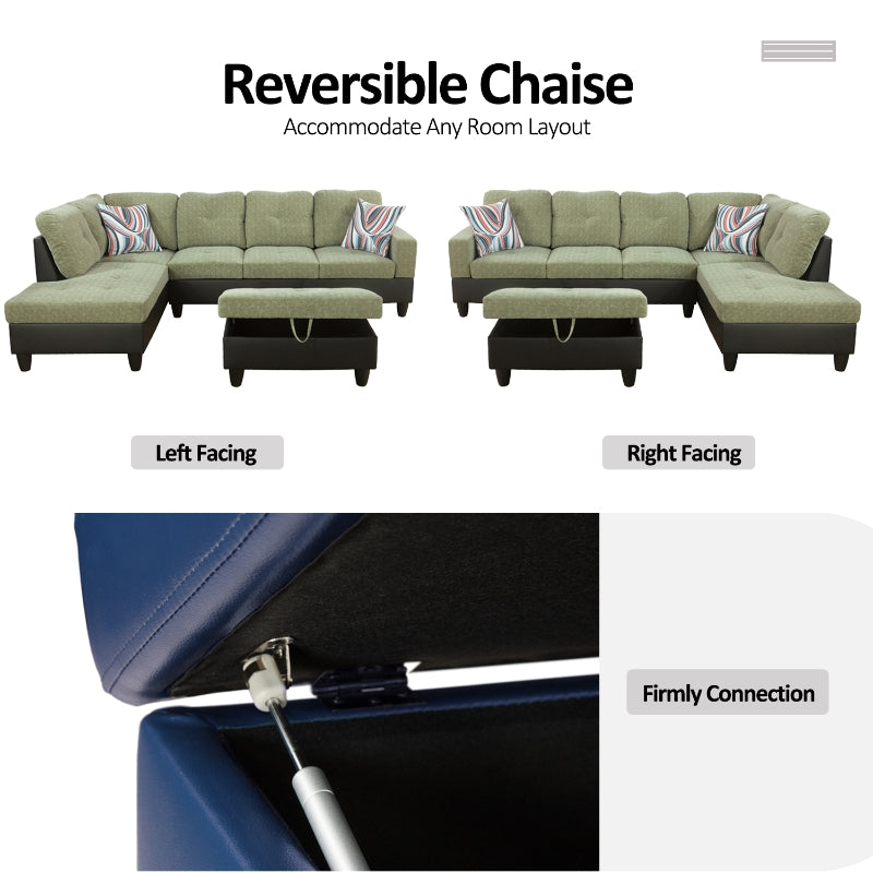 Aainehome L-Shaped Sofa