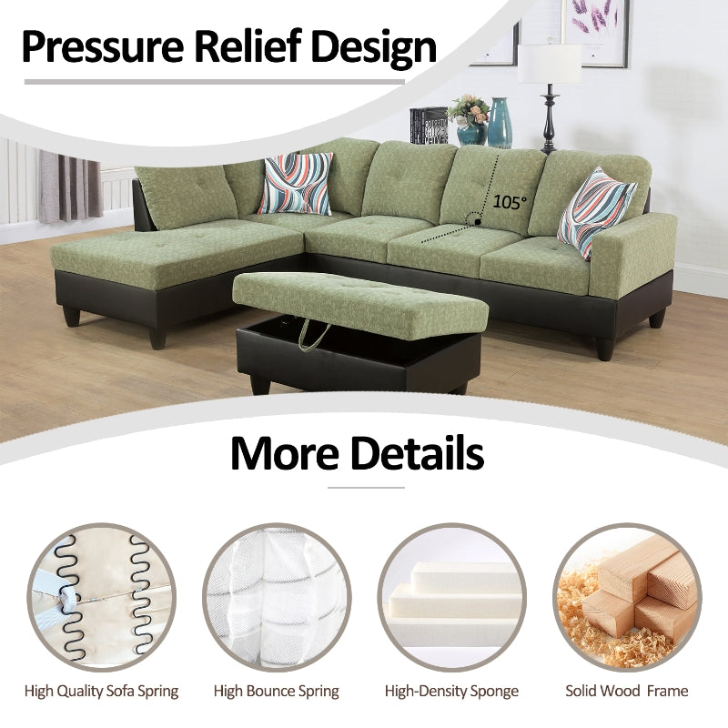 Aainehome L-Shaped Sofa