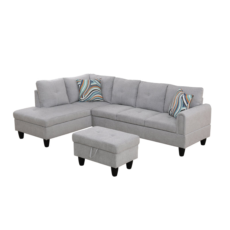 Aainehome L-shape Sofa Set