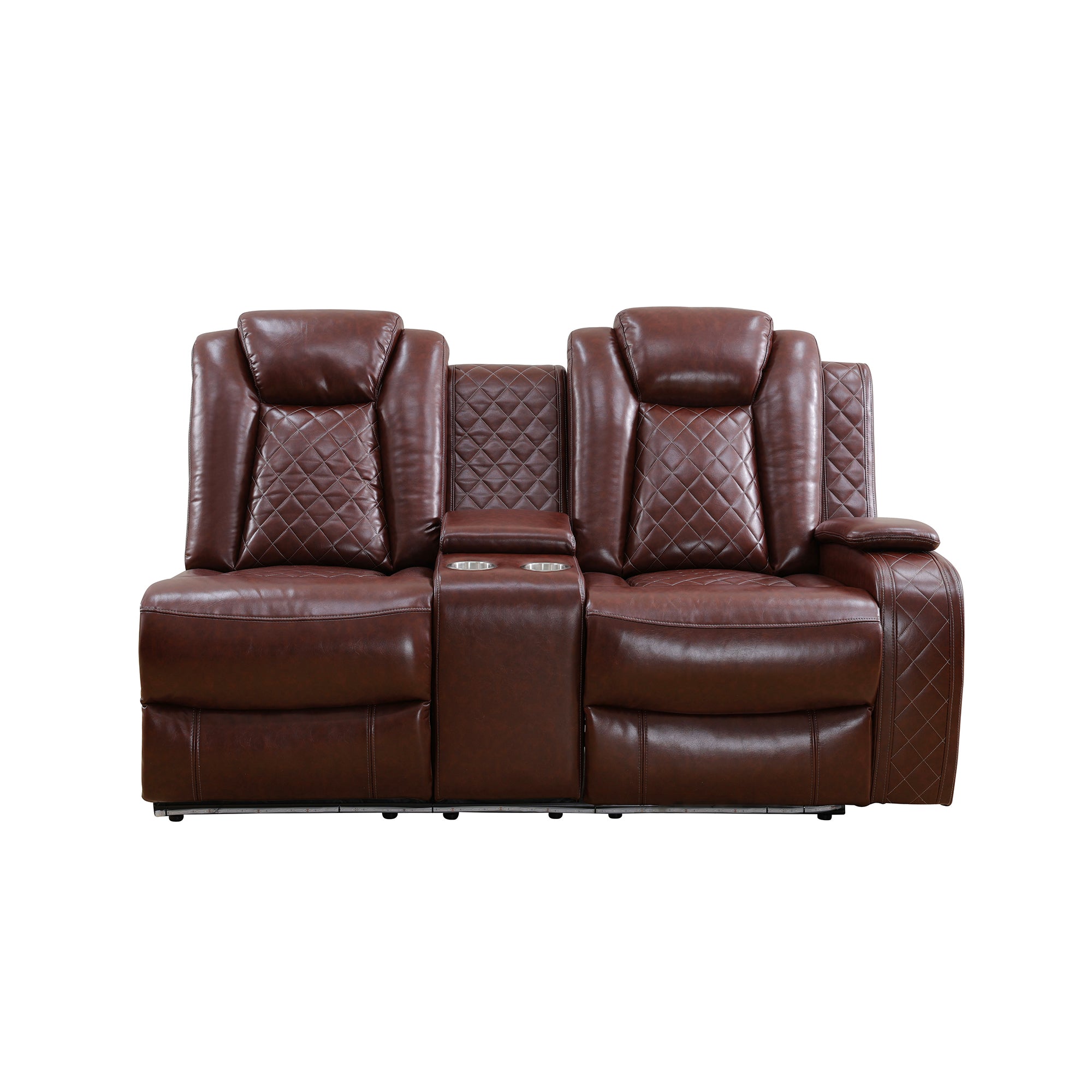 Breathable Leather Living Room 3-Piece Sofa Set