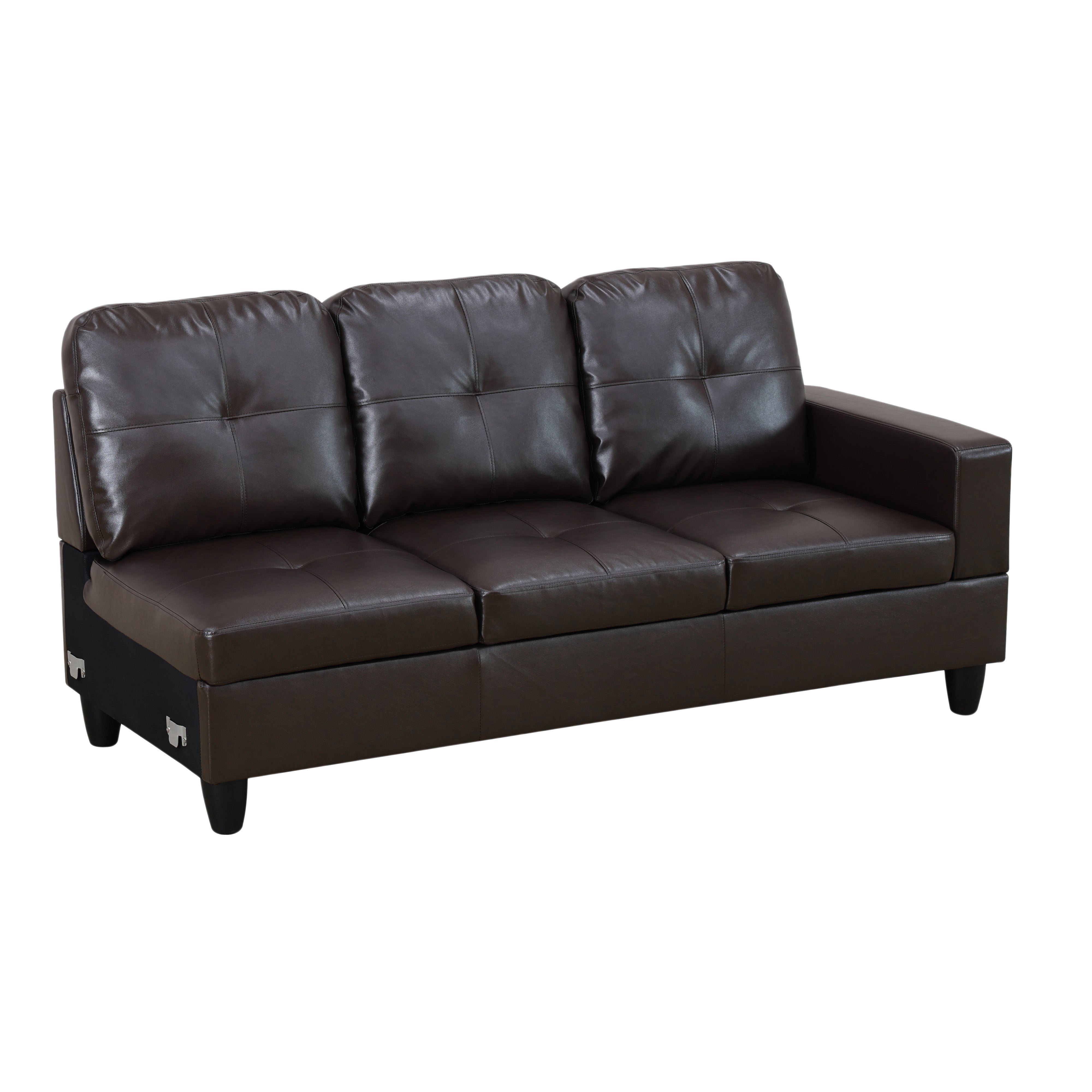 Ainehome Faux Leather L-Shaped 2/3-Piece two seats three seats Sofa Living Room Sofa Set