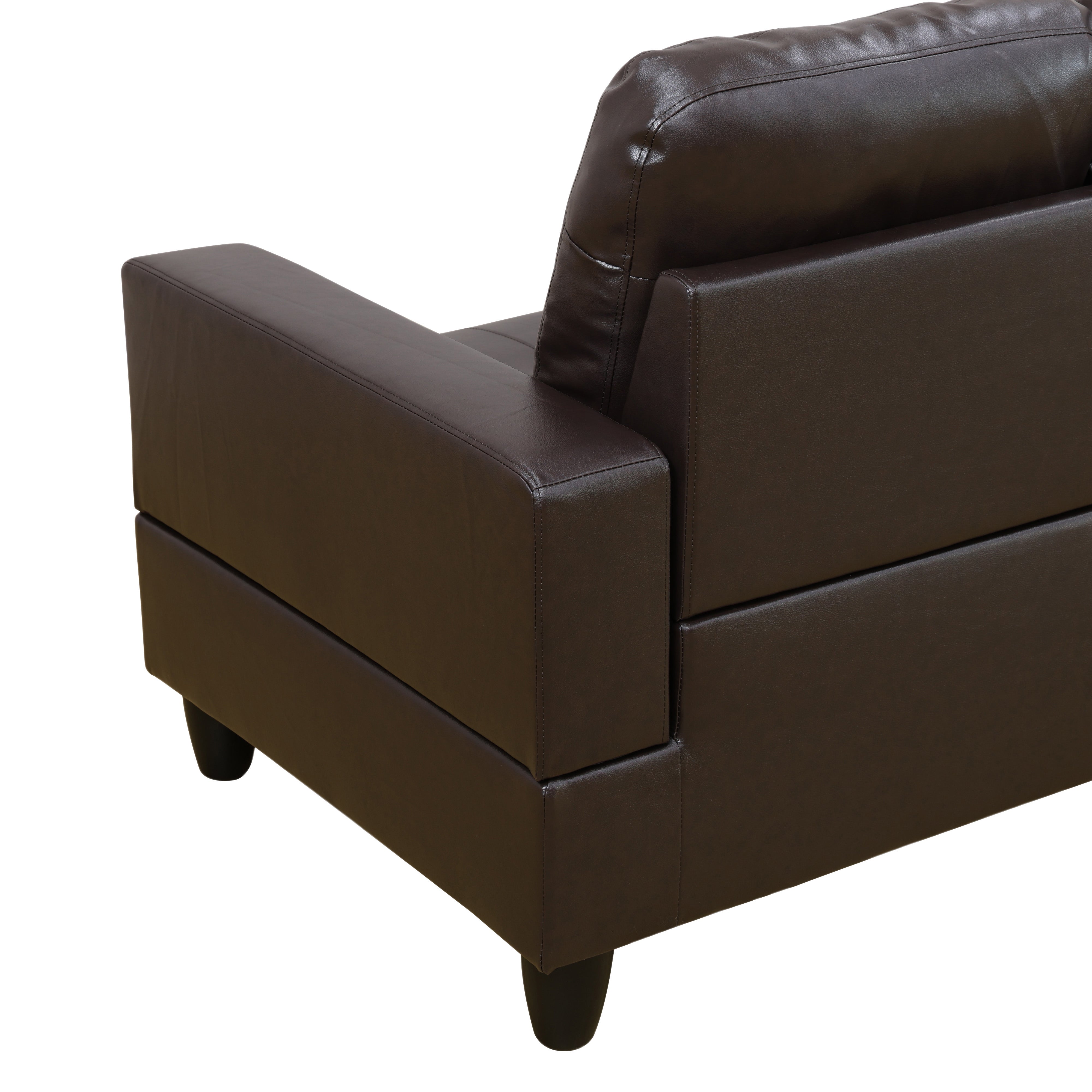 Ainehome Faux Leather L-Shaped 2/3-Piece two seats three seats Sofa Living Room Sofa Set