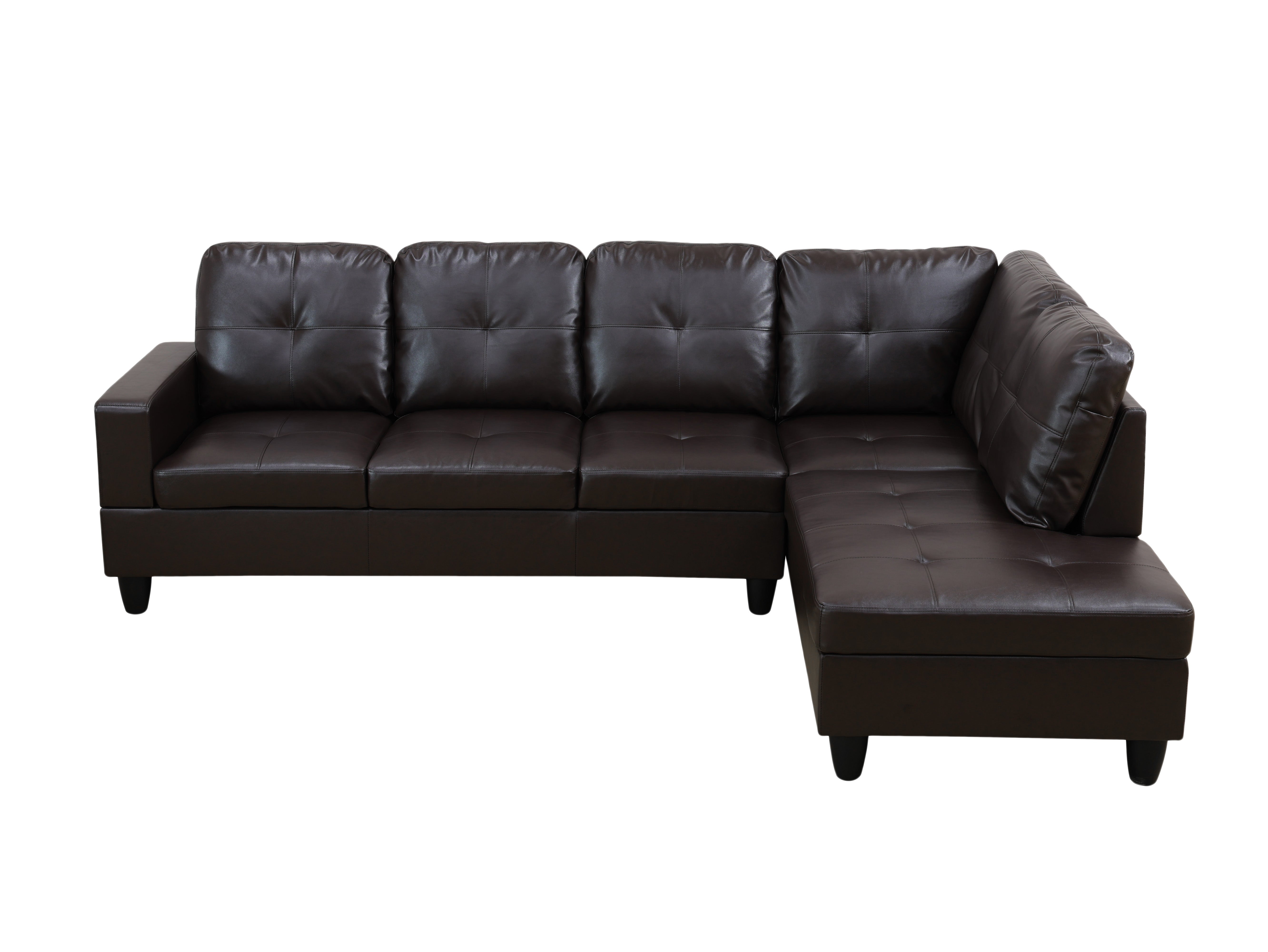 Ainehome Faux Leather L-Shaped 2/3-Piece two seats three seats Sofa Living Room Sofa Set