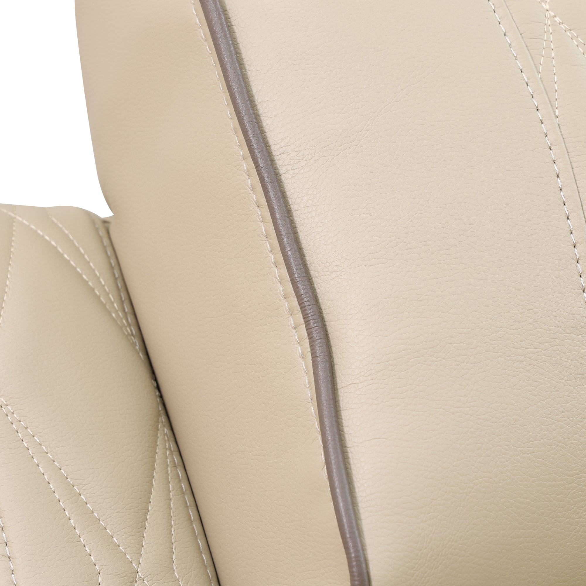 Beige Breathing Leather 3-Piece Living Room Recliner Sofa set（Shipping takes 5 days for delivery）