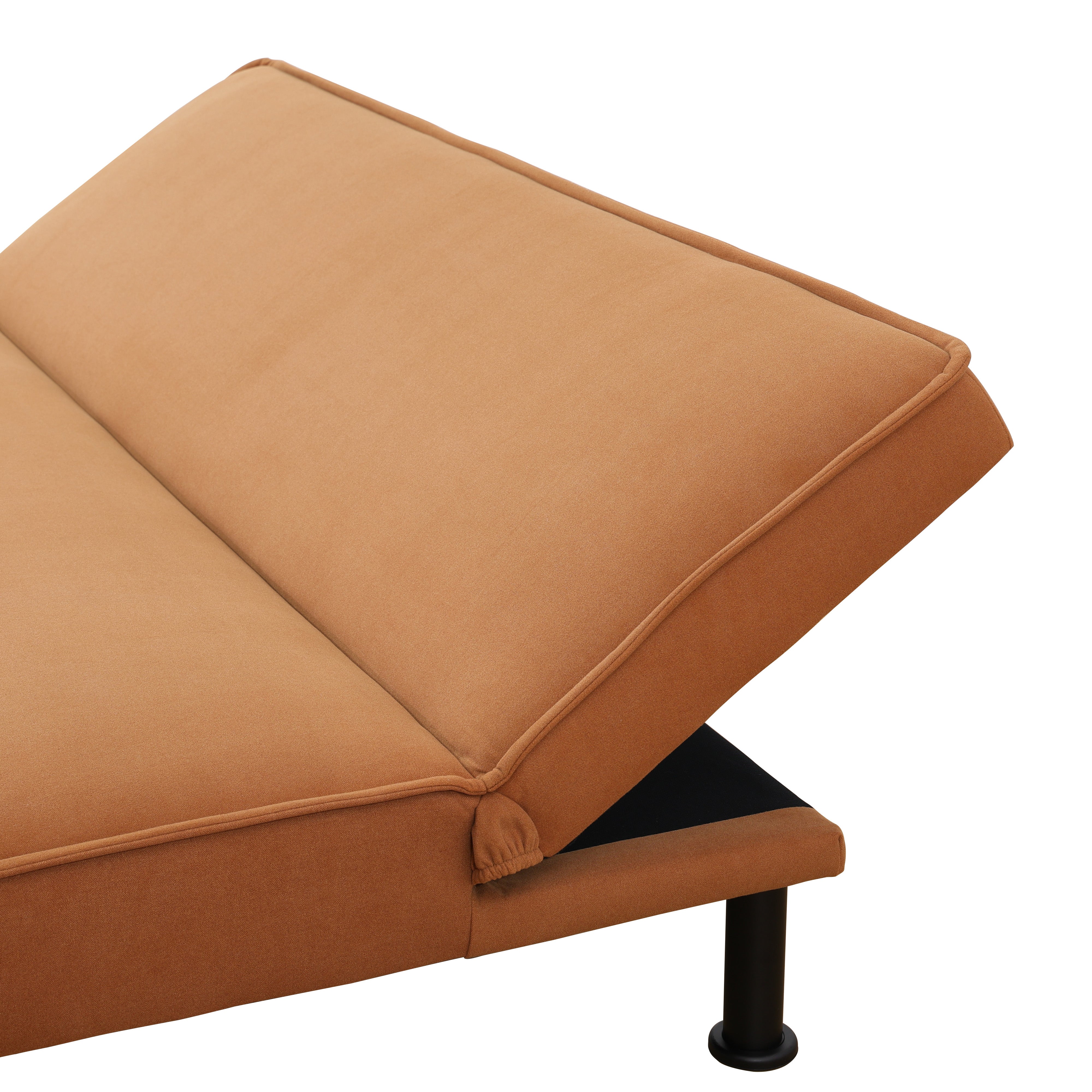 Ainehome Schlafsofa aus Flanell in hellem Kaffee