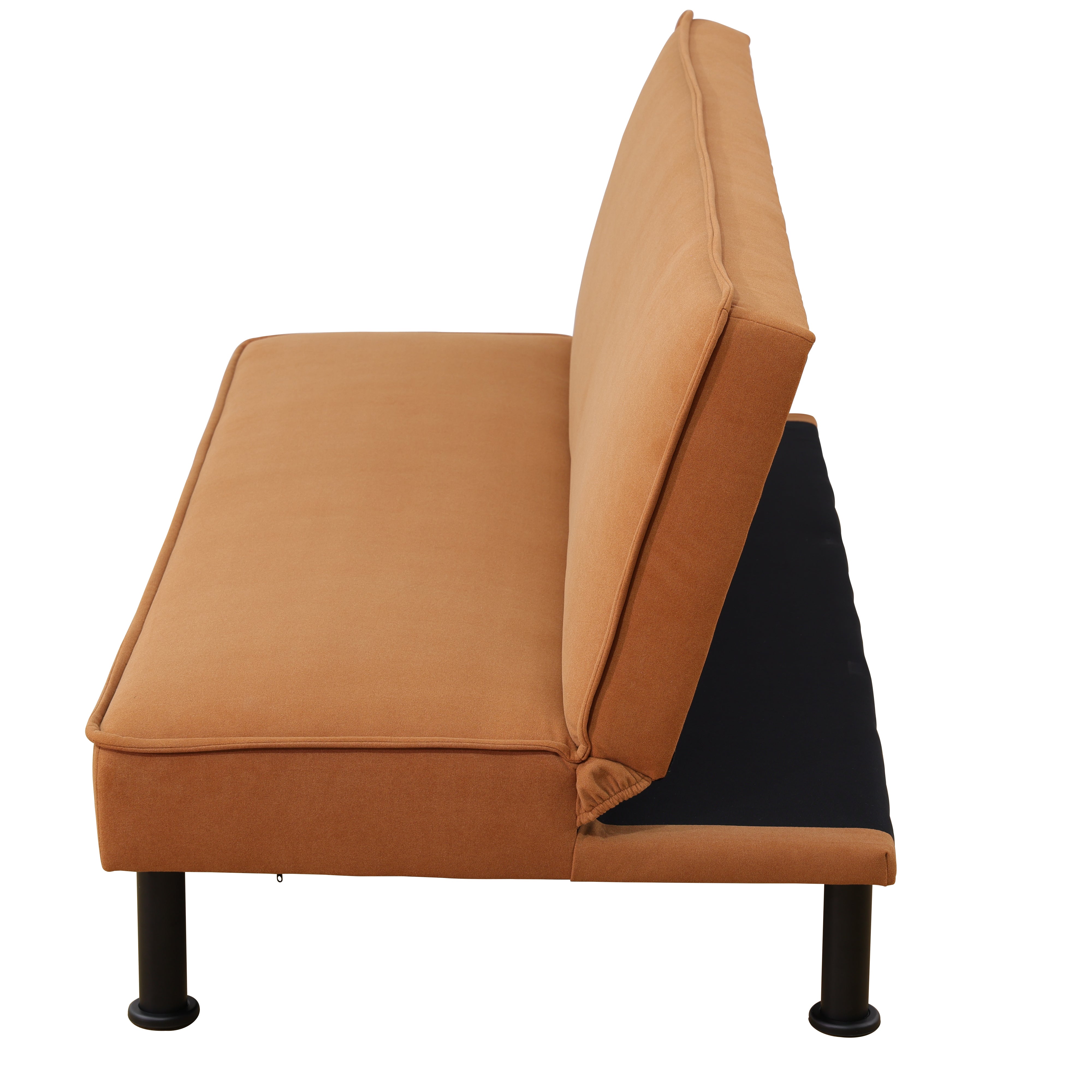 Ainehome Light Coffee Flannel Sofa bed
