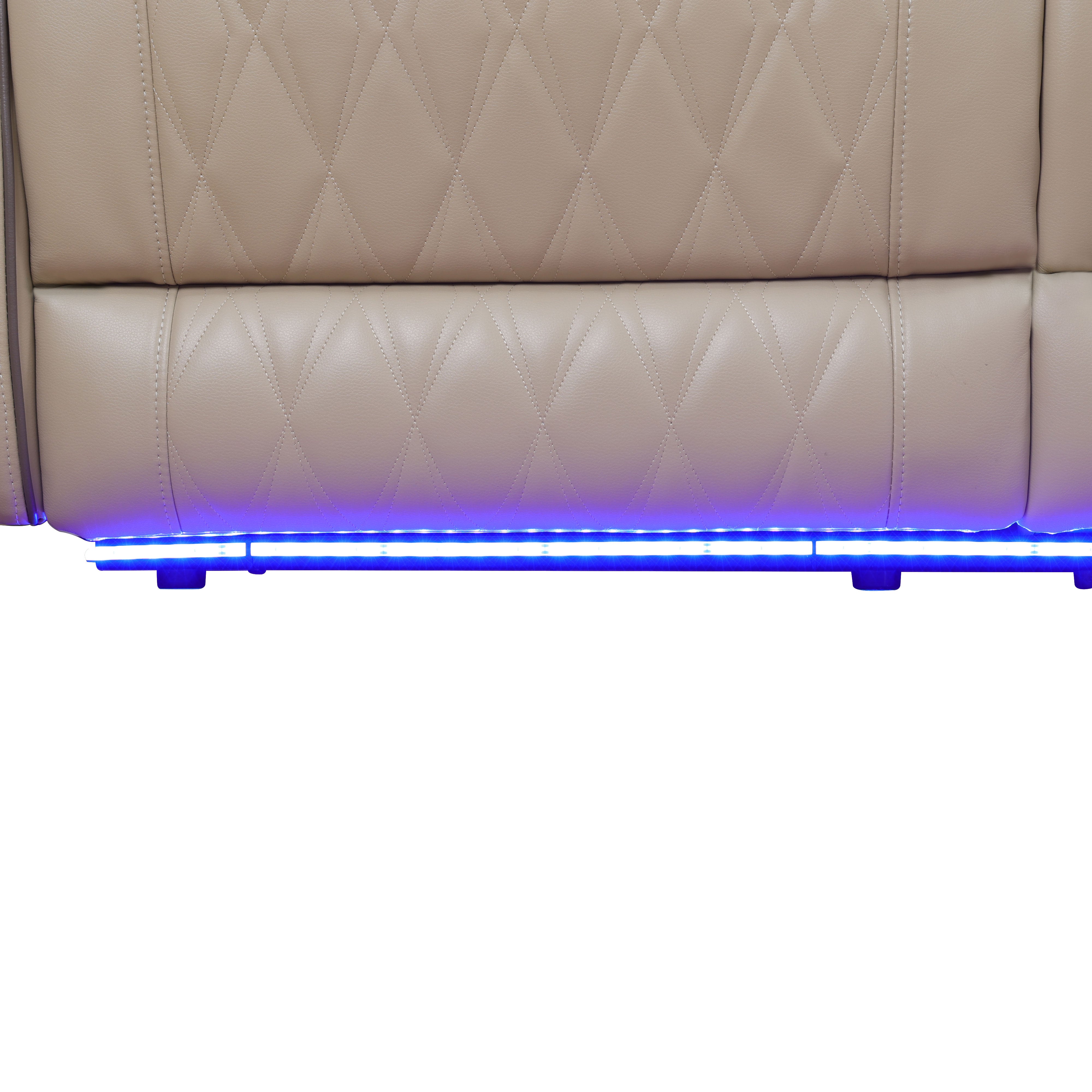 Breathable Leather Living Room 3-Piece Sofa Set