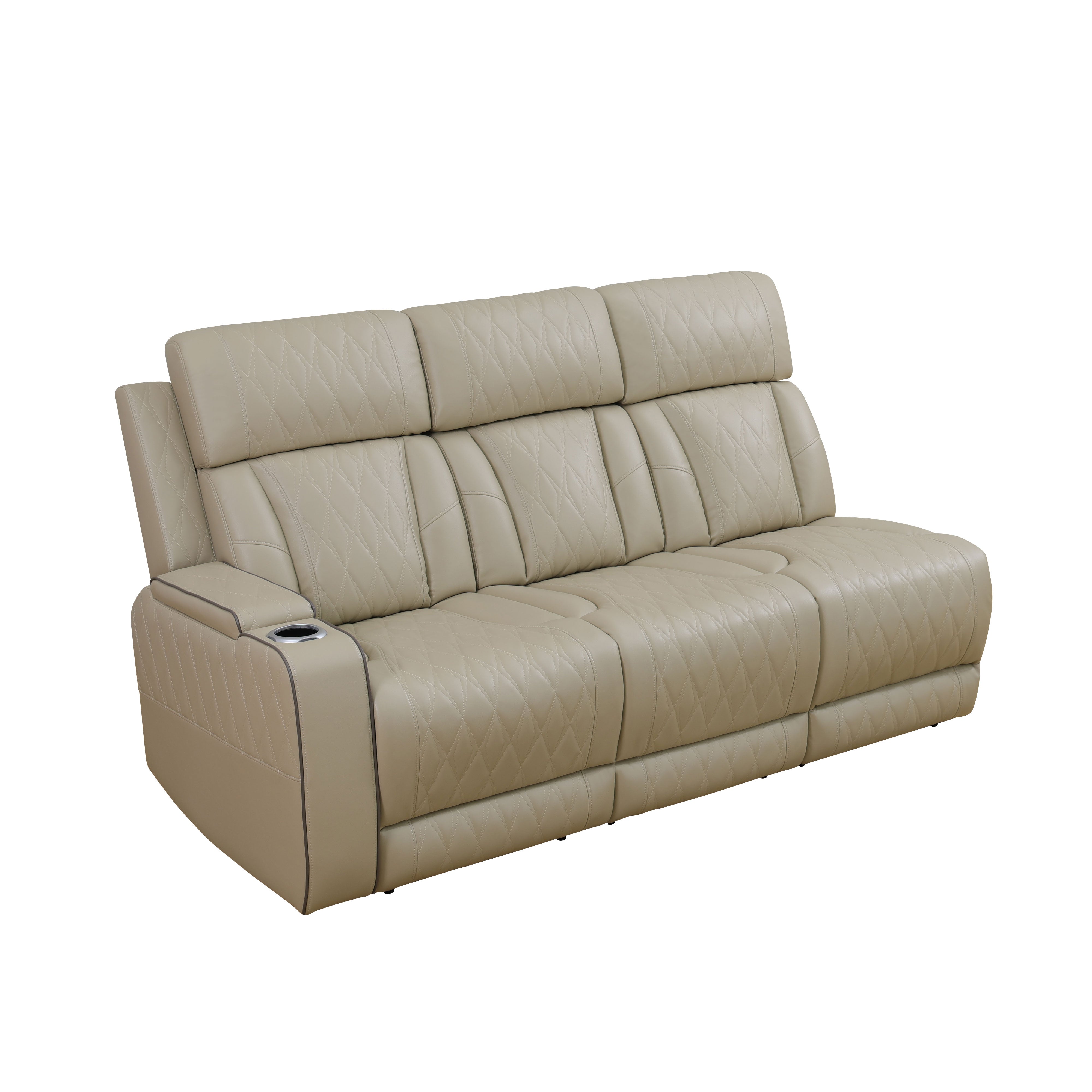 Breathable Leather Living Room 3-Piece Sofa Set