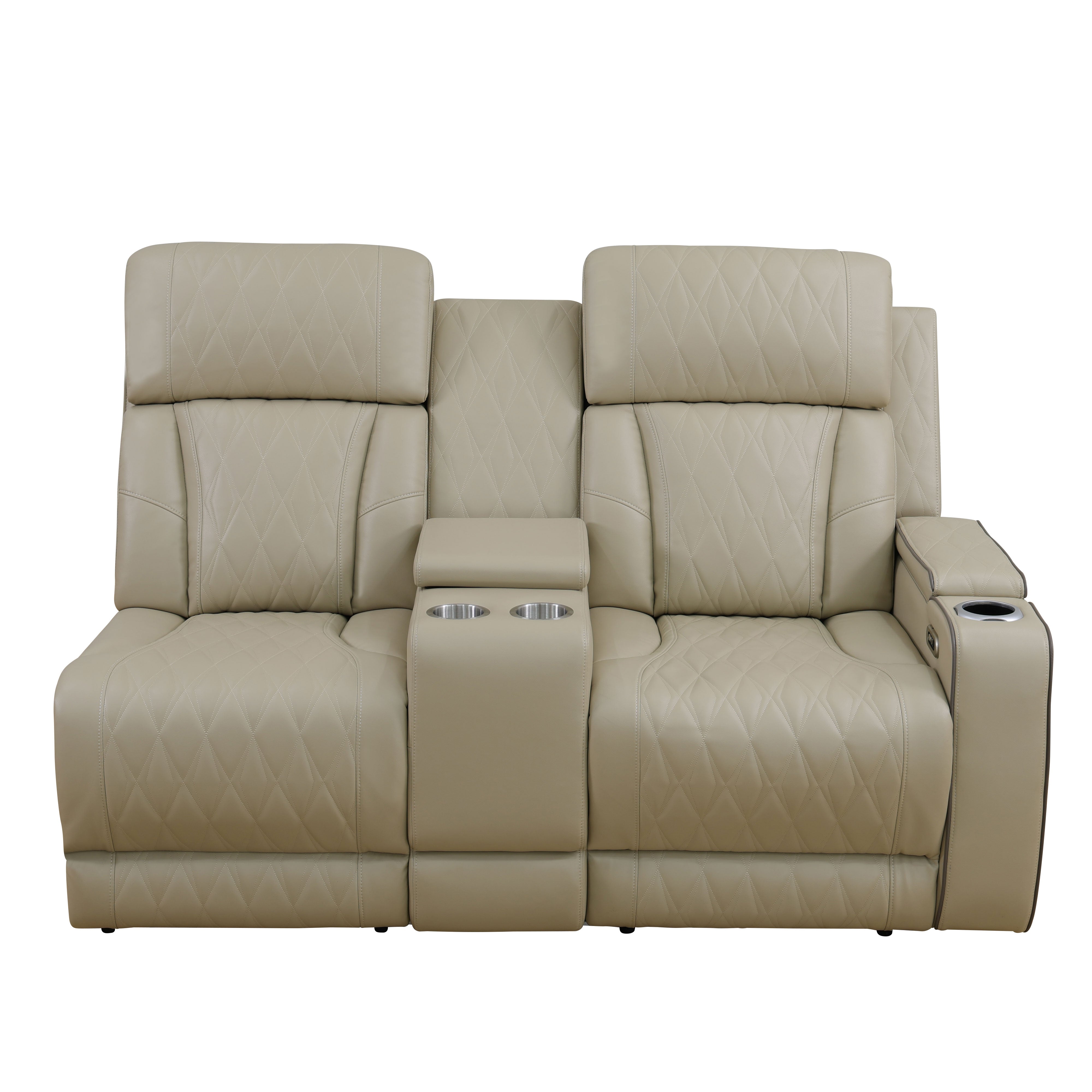 Breathable Leather Living Room 3-Piece Sofa Set