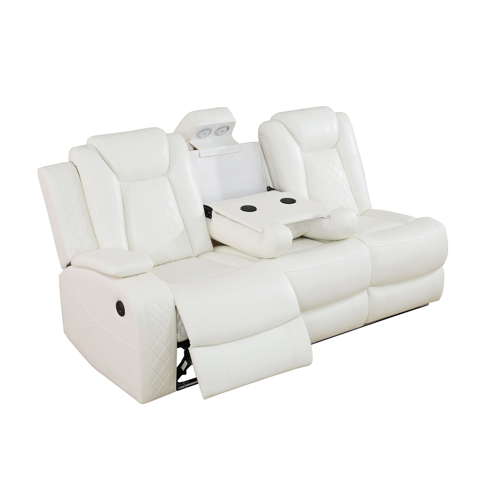 Breathable Leather Living Room 3-Piece Sofa Set