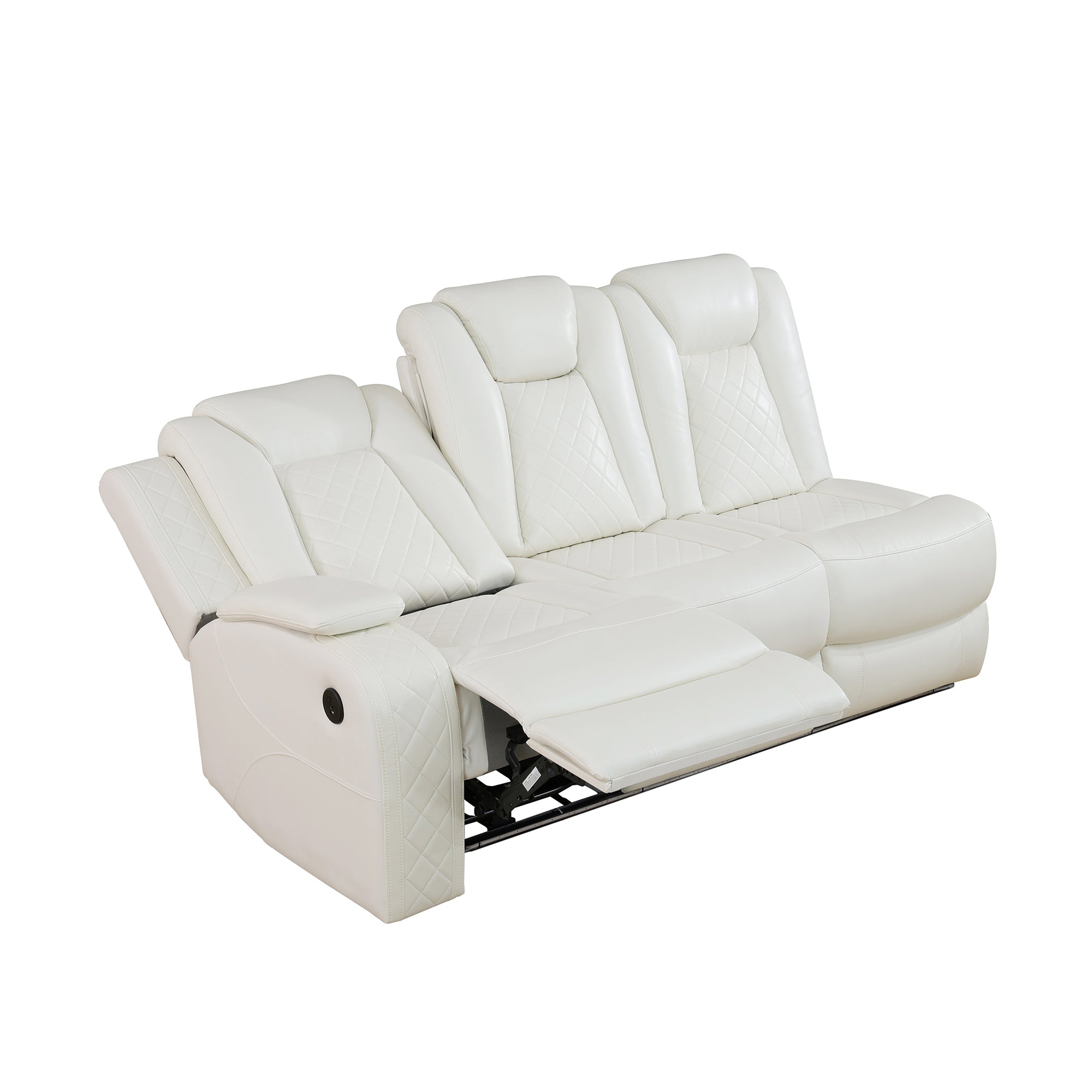 Breathable Leather Living Room 3-Piece Sofa Set