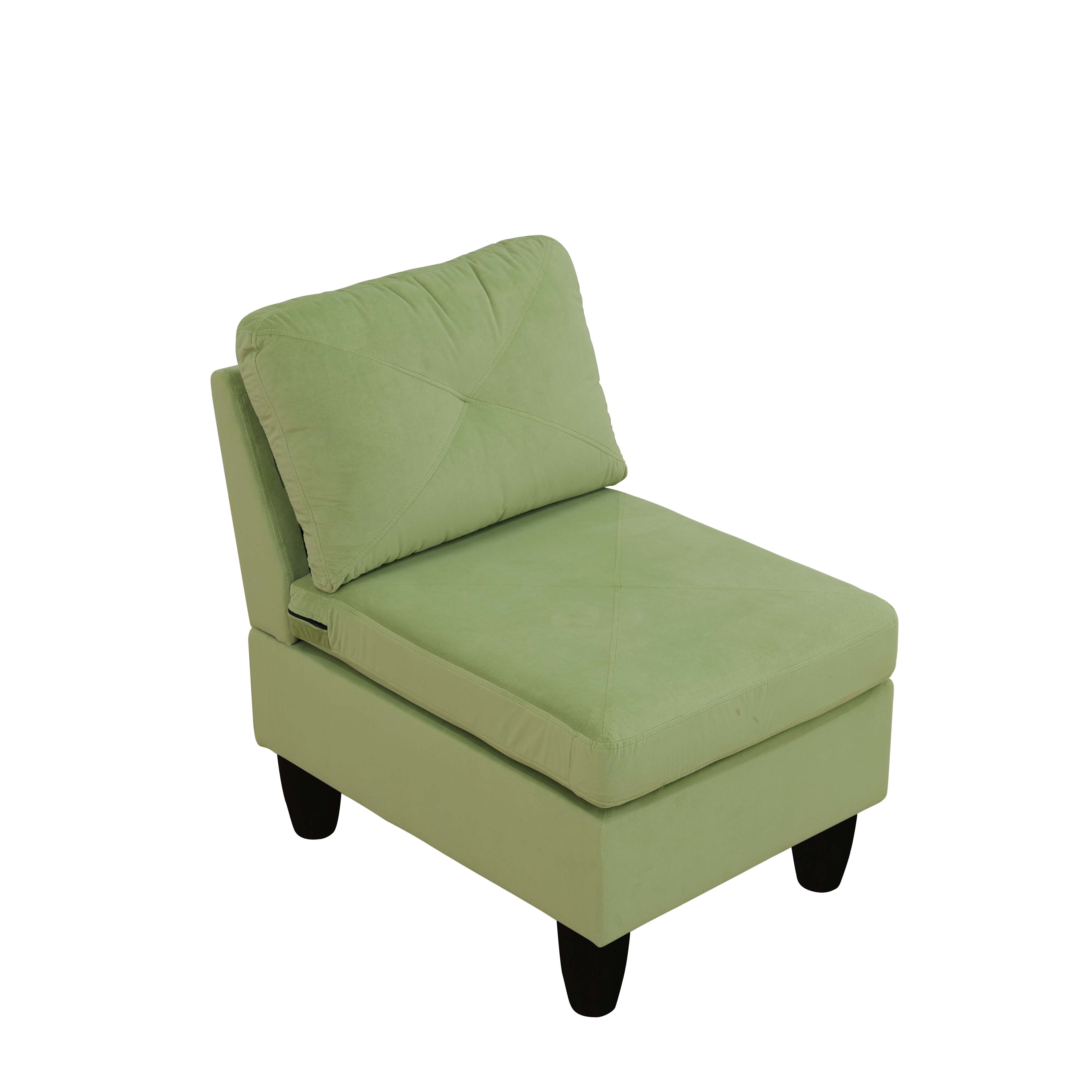 Ainehome Apple-Green Massa Flannel 4-Piece Couch Living Room Sofa Set