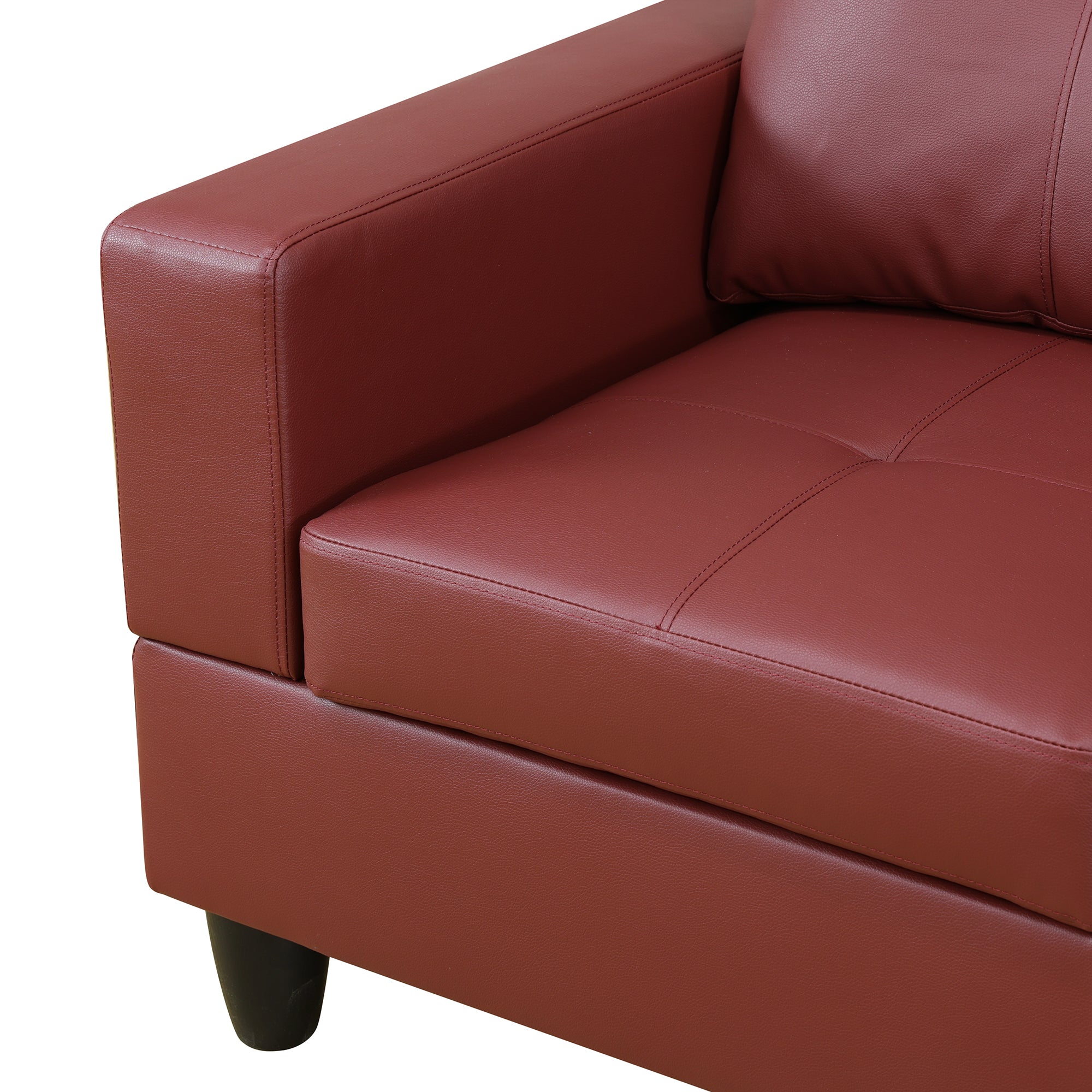 Ainehome Faux Leather L-Shaped 2/3-Piece two seats three seats Sofa Living Room Sofa Set