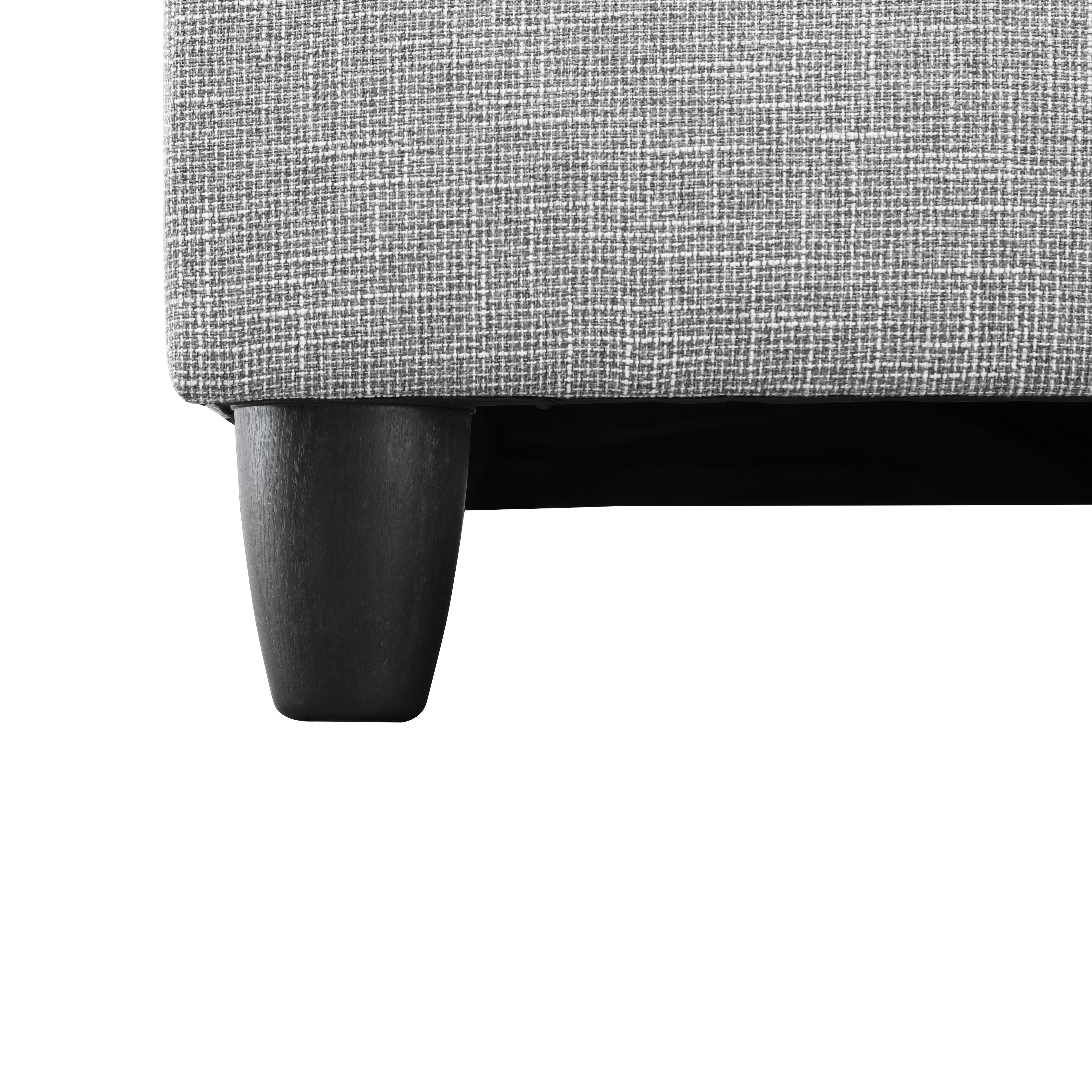 Ainehome 3-teiliges Sofa-Set aus grauem Leinen für das Wohnzimmer