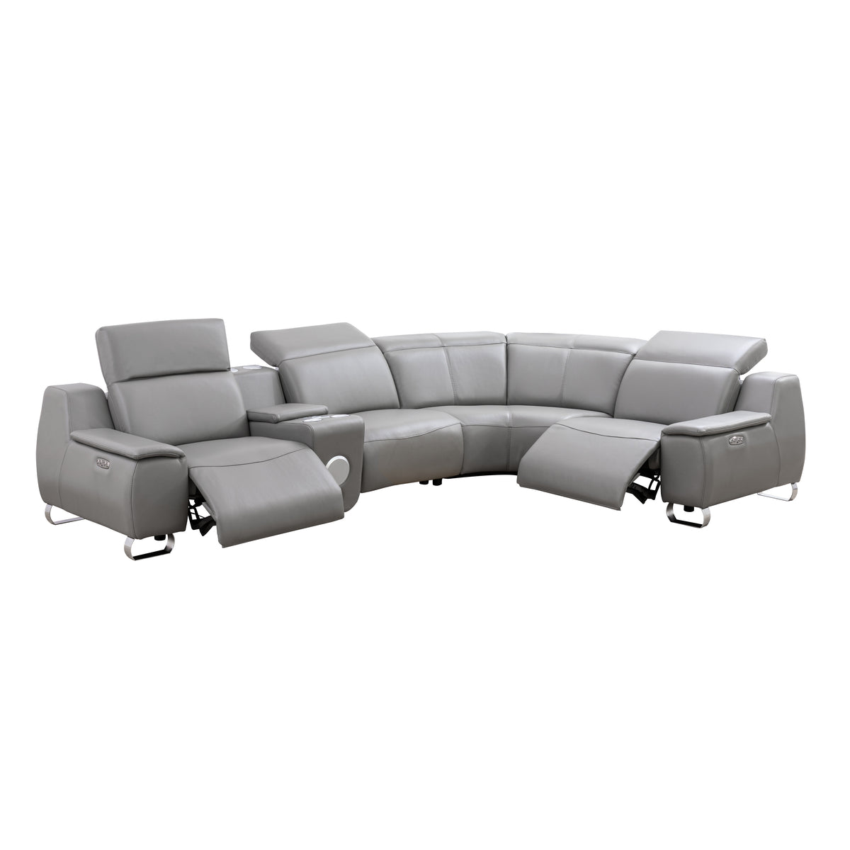 Conjunto de sofá de salón de 3 piezas de piel sintética beige de Ainehome 