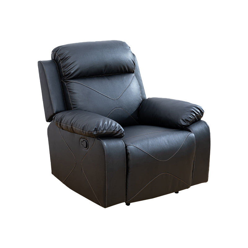 Ainehome Dark Breathing Leather Chair Living Room Sofa