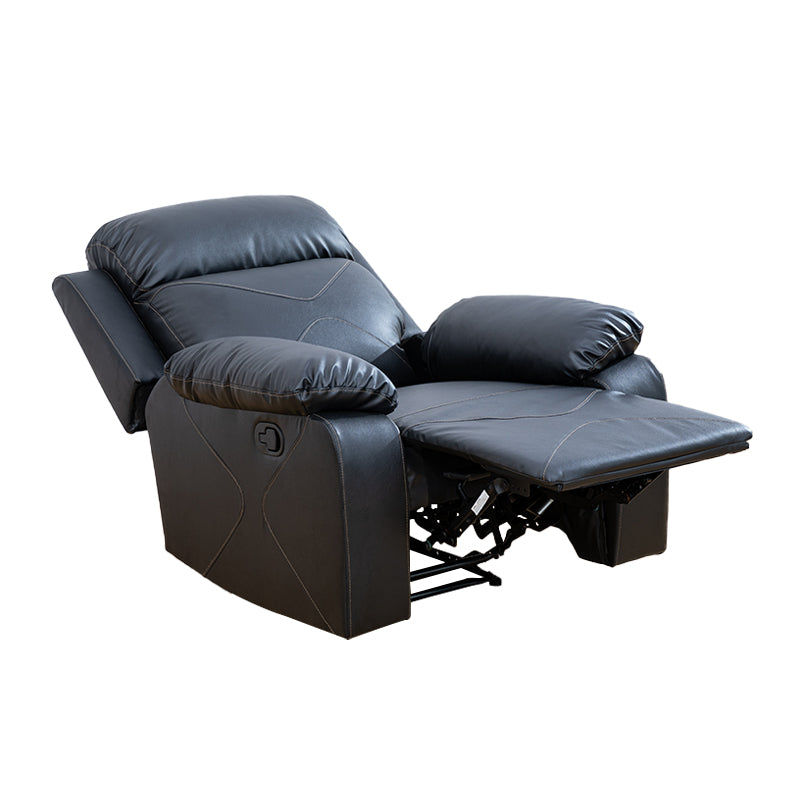 Ainehome Dark Breathing Leather Chair Living Room Sofa