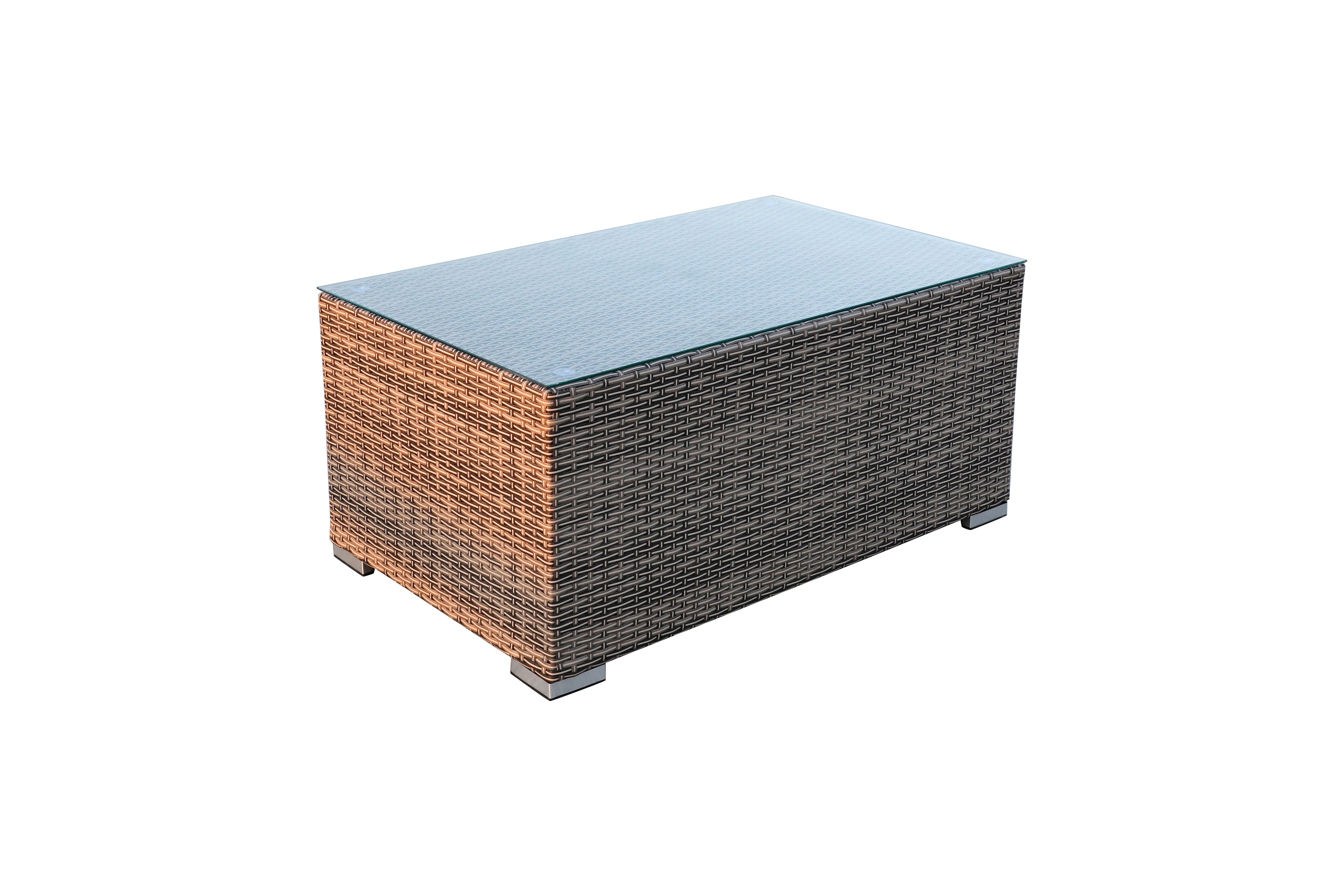 Conjunto de sofás para exteriores de 5 piezas de polietileno (PE) y hierro gris de Ainehome
