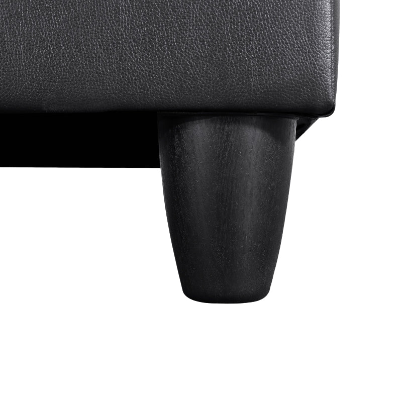 Faux Leather L-shape Sofa Set