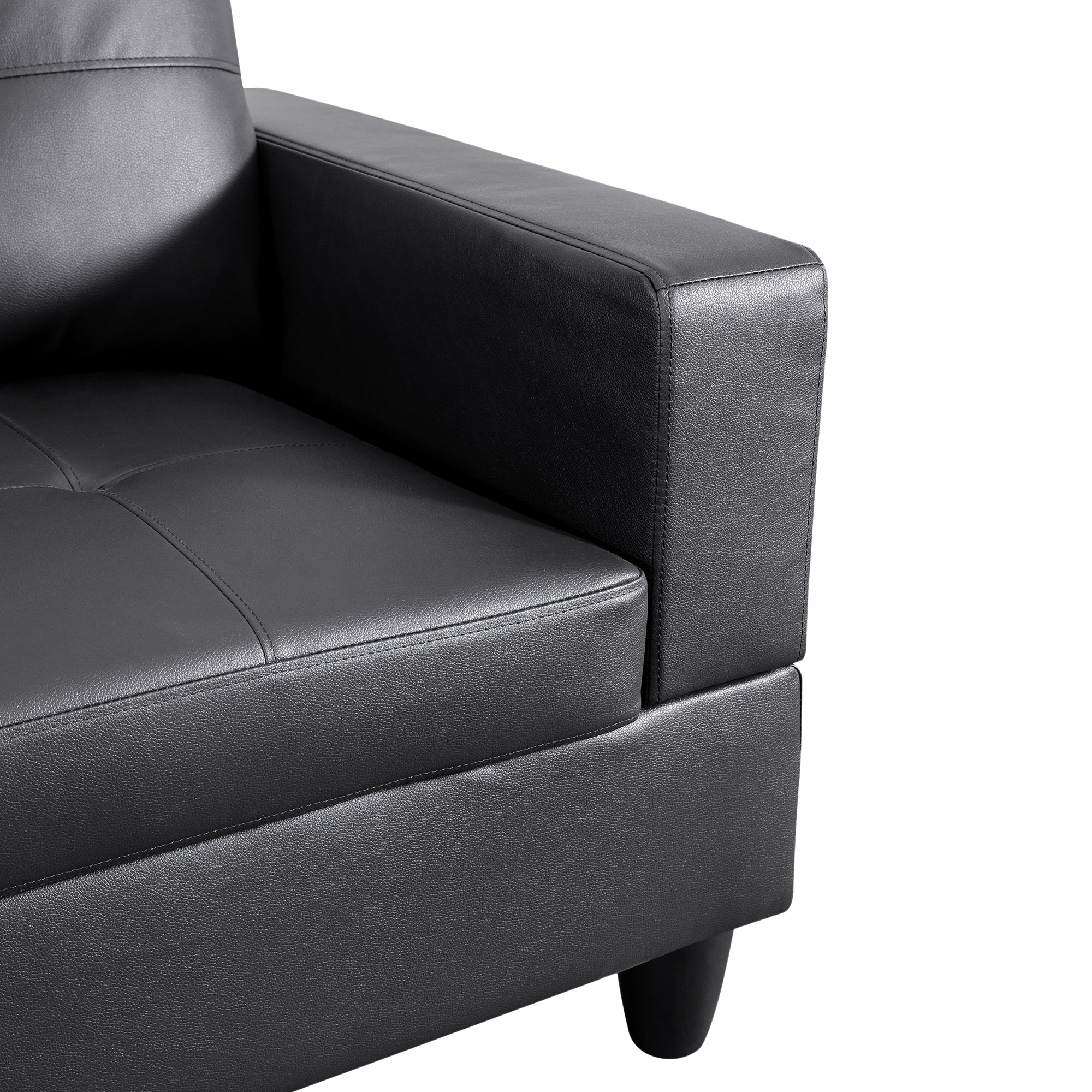 Ainehome Faux Leather L-Shaped 2/3-Piece two seats three seats Sofa Living Room Sofa Set