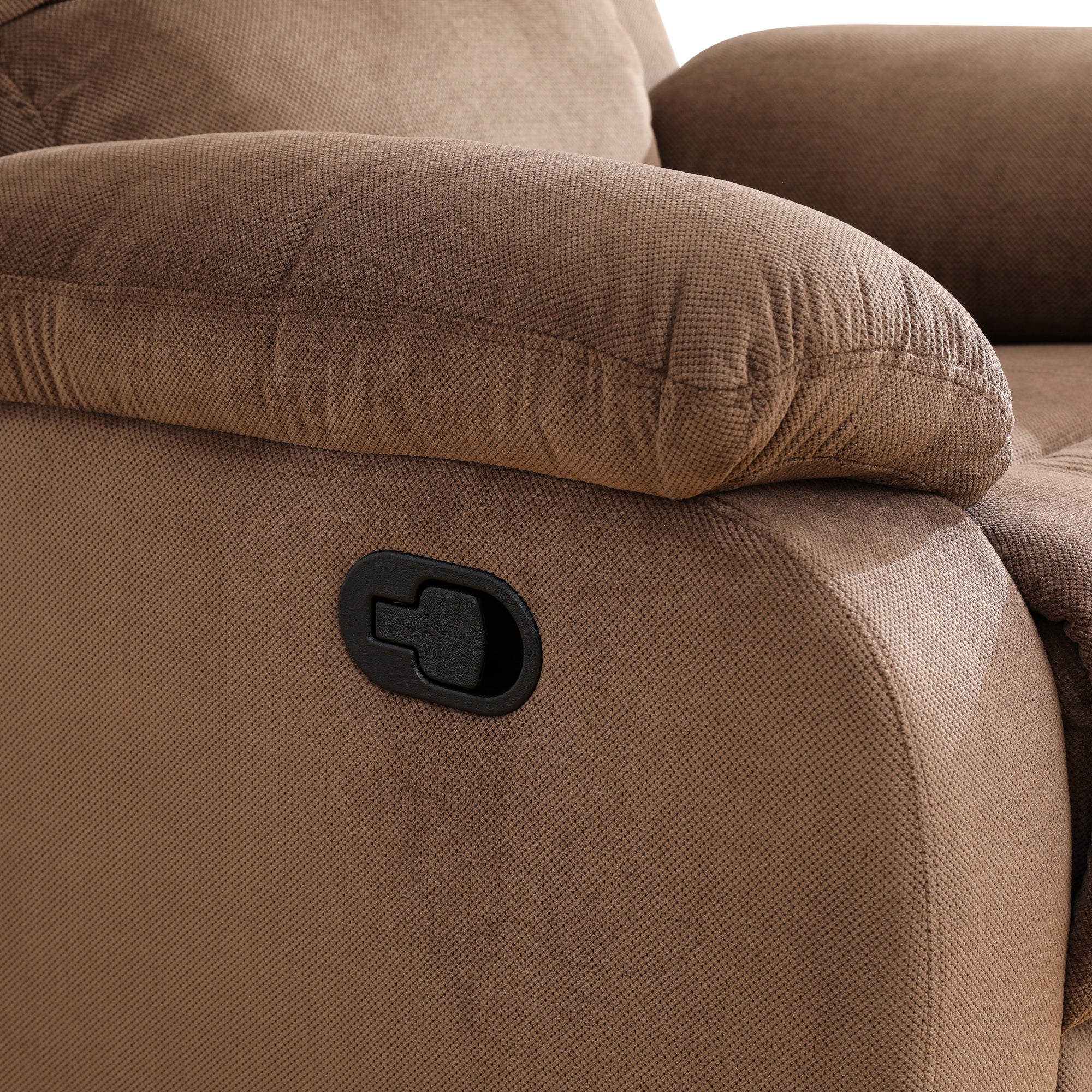 Ainehome Brown Pineapple Velvet Unit Sofa Living Room Sofa