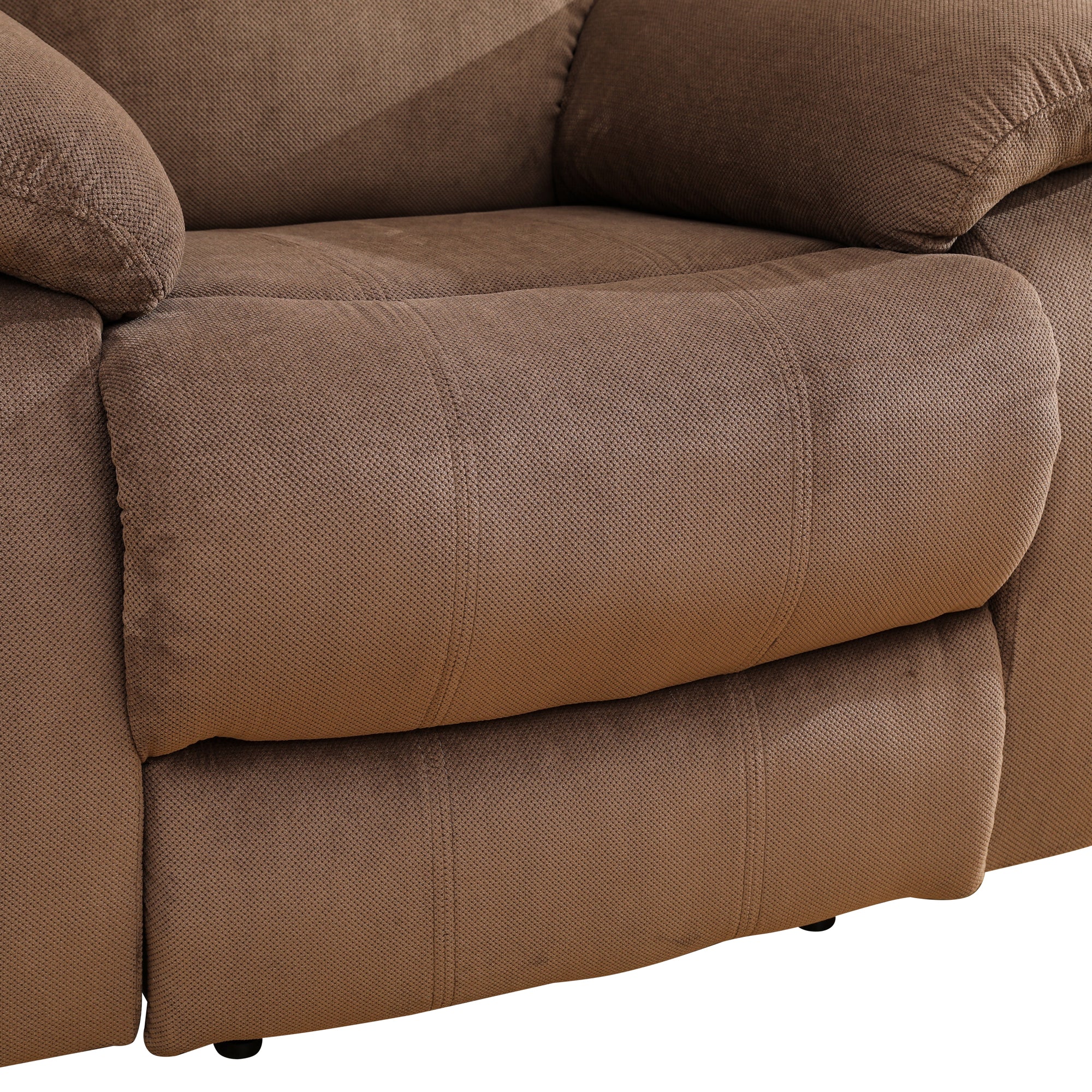 Ainehome Brown Pineapple Velvet Unit Sofa Living Room Sofa