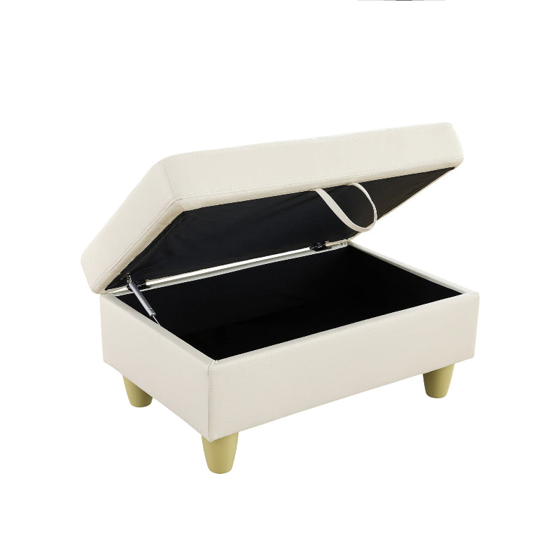 Faux Leather L-shape Sofa Set