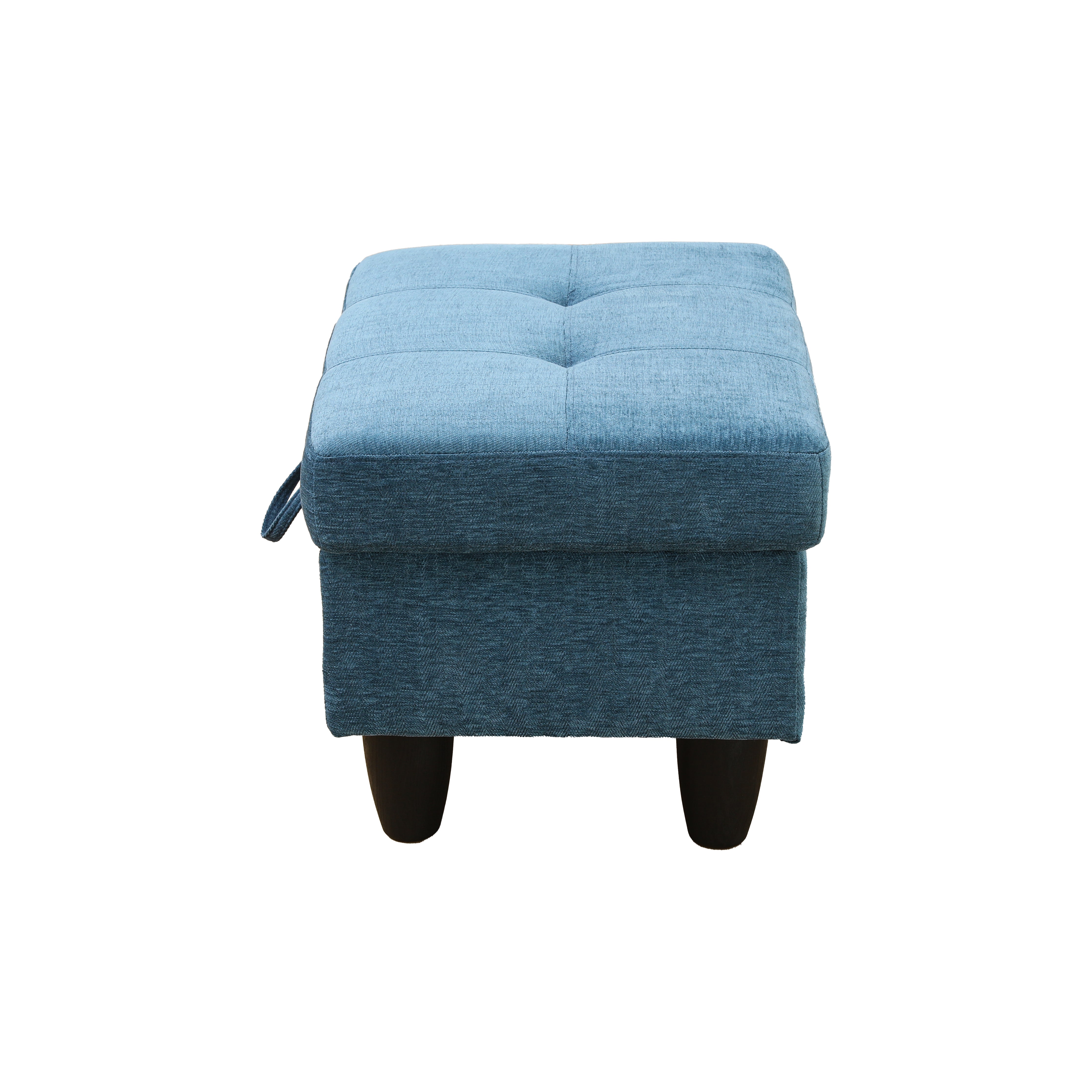 Sofá otomano de franela azul para sala de estar de Ainehome