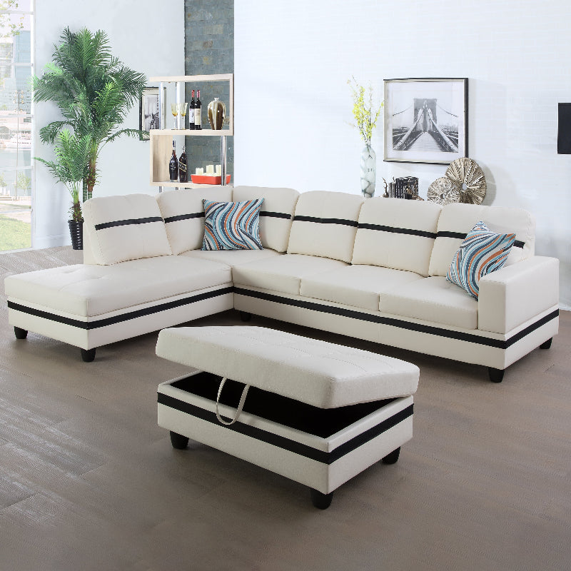 Aainehome L-shape Sofa Set