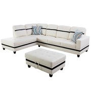 Aainehome L-shape Sofa Set