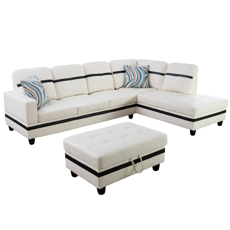 Aainehome L-shape Sofa Set