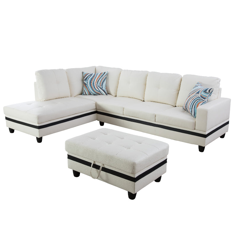 Aainehome L-shape Sofa Set