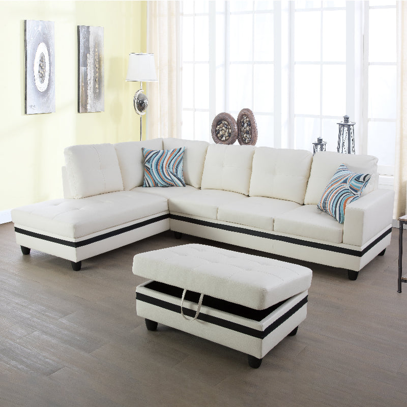 Aainehome L-shape Sofa Set