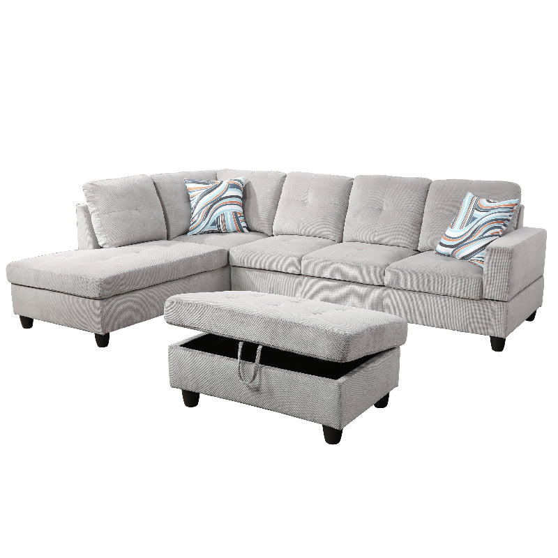 Aainehome L-shape Sofa Set